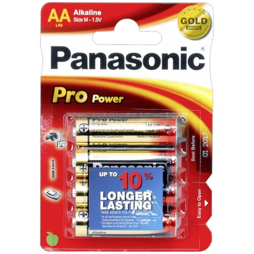 Panasonic 12x4 Pro Power LR 6 Mignon AA PU inner box - baterije Slike