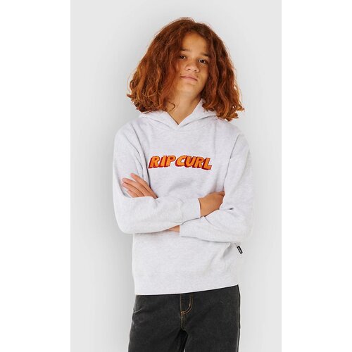 Rip Curl Eternal Shred Logo Kids Hoodie light grey heather Cene