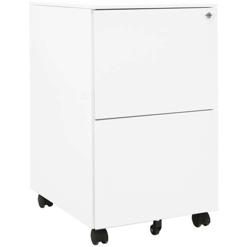 vidaXL Mobilni ormarić za spise bijeli 39 x 45 x 67 cm čelični Cene