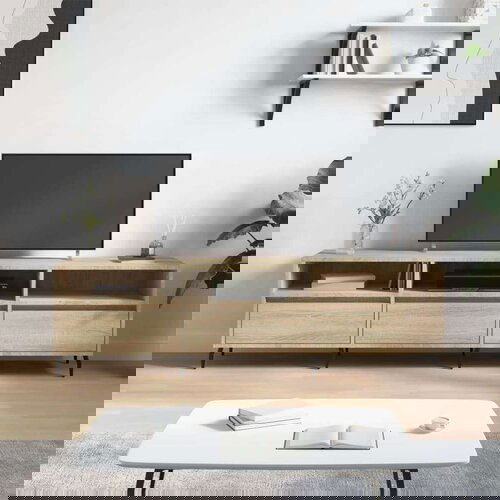 TV ormarić boja hrasta sonome 150x30x44 5 cm konstruirano drvo Slike