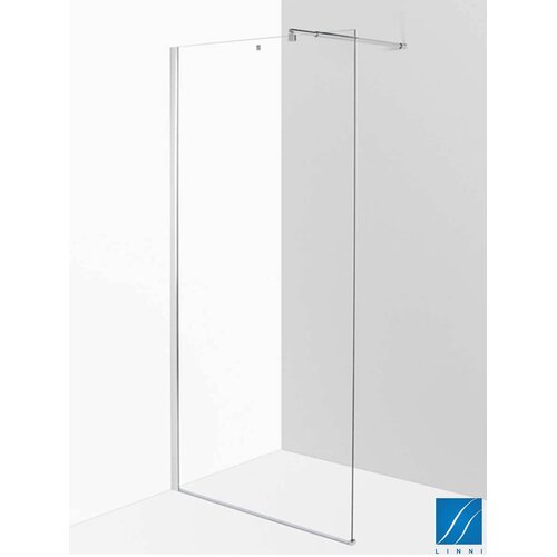 Linni tu&amp;scaron; paravan walk-in elegance, providno staklo 8mm, srebrni profil, 140x200cm Slike
