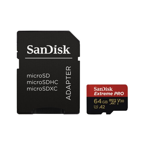 Sandisk Extreme PRO MicroSDXC UHS-I 64GB memorijska kartica Slike