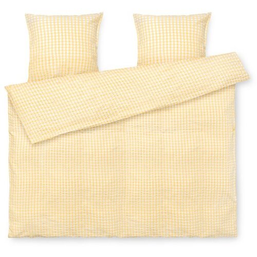 JUNA Rumena podalj&amp;scaron;ana posteljnina za zakonsko posteljo iz krepa 200x220 cm B&amp;aelig;k&amp;amp;B&amp;oslash;lge &amp;ndash; Slike