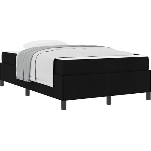  box spring s madracem crni 120 x 190 cm od tkanine Slike