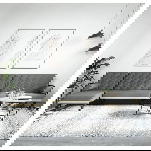 vidaXL Kutna garnitura na razvlačenje tamnosiva 260x140x70 cm tkanina Cijene