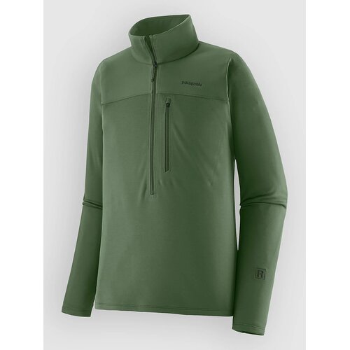 Patagonia R1 Ultralight 1/2 Half-Zip Pulover canopy green Cene