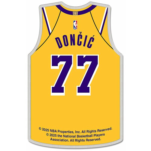 WinCraft Luka Dončić 77 Los Angeles Lakers Collector Pin Jewelry Card priponka Cene