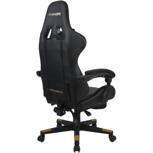 XXXL GAMING STOL kovina, umetna masa, tekstil črna Slike