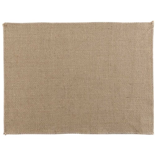 Douceur d int&amp;eacute;rieur 2 sets de table 33 x 45 cm jute uni leny X2 kaki Slike
