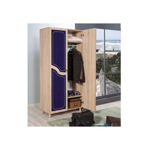 Hanah home Ormar Stil 90x192x52cm Hrast Slike