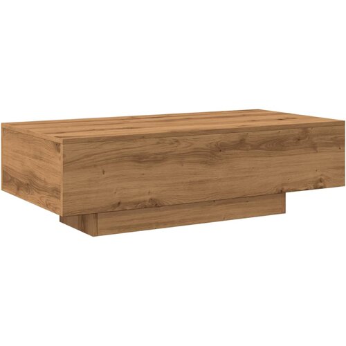 Maison Chic Klubska mizica - kavna mizica - Nizka mizica artisan hrast 100x49,5x31 cm inženirski les, (21753412) Slike