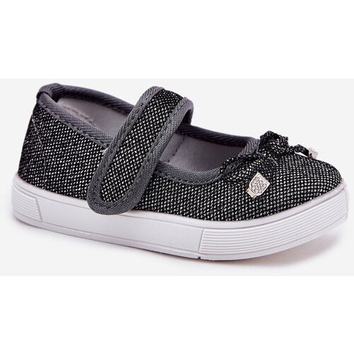 Boto Children's Ballerinas With Bow Black Amirinas Cene