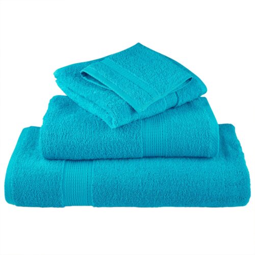 VidaXL Krpice 4 pcs Tirkizna 15 x 21 cm Pamuk Slike