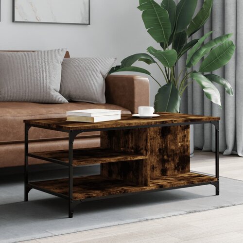  Stolić za kavu boja hrasta 100x50x45 cm konstruirano drvo Cene