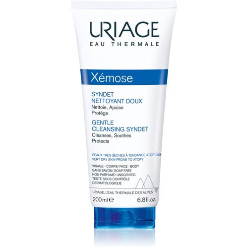 Uriage xémose gentle cleansing syndet nježni gel za tuširanje za vrlo suhu do atopičnu kožu tijela i lica 200 ml unisex Cijene