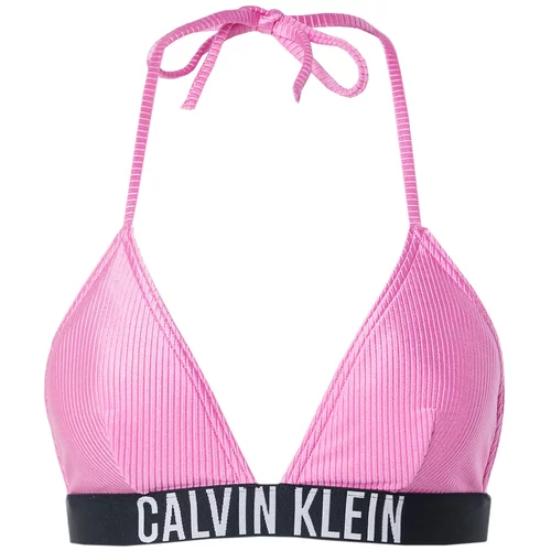 Calvin Klein Swimwear Bikini gornji dio 'Intense Power' roza / crna / bijela