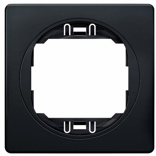 Aling Conel maska jednostruka 80x80 crna soft sa crnim nosačem Slike