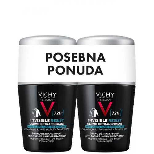 Vichy Roll on Invesible Resist, 50ml, 2 komada Cene