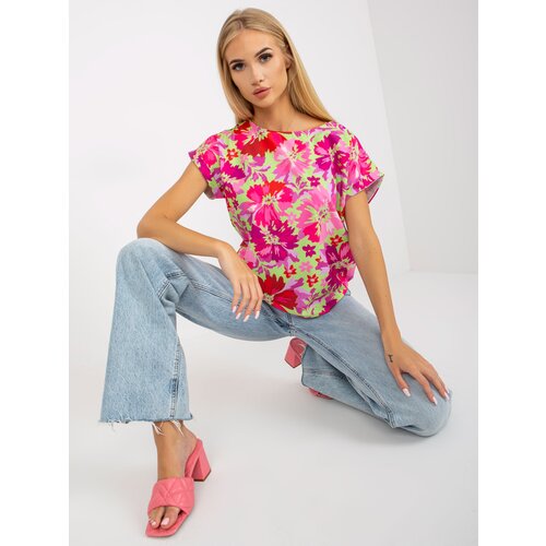 RUE PARIS Blouse-WN-BZ-4008-6.95-pink Slike