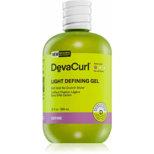 DevaCurl Light Defining Gel gel za stiliziranje za definiciju i oblik 355 ml