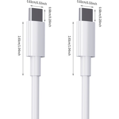 INF 3M kabel za hitro polnjenje, 2 paketa kablov USB C v USB C PD 60 W, (21740701) Cene