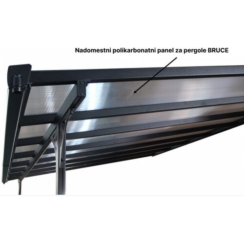  Polikarbonatni panel za pergole BRUCE – 3010 mm – proziran Cijene