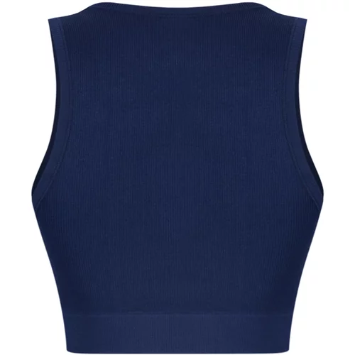 Trendyol Dark Navy Seamless/Seamless Ribbed and Lightly Supported/Shaping Sports Bra