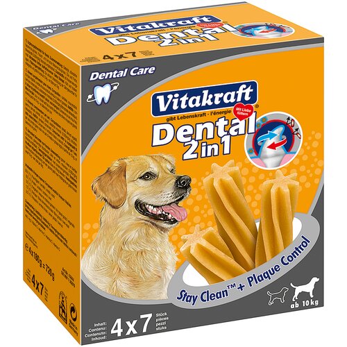 Vitakraft Dental 3in1 medium multi pakiranje - 3 x (4 x 180 g) Cene