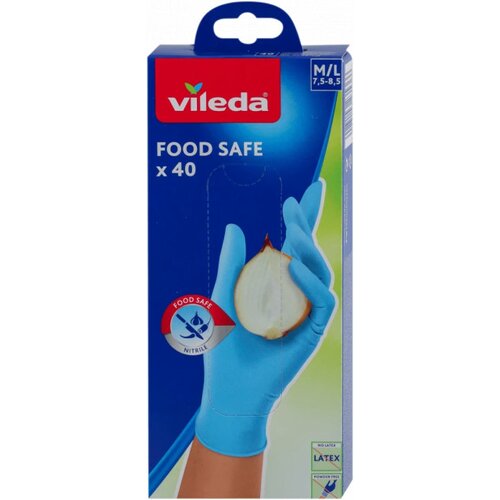 Vileda rukavice Food Safe 40 M/L ( 6701724 ) Slike