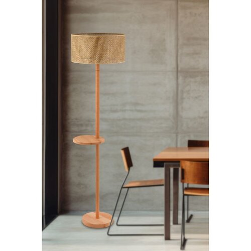 Opviq podna lampa 20584, 1 × E27, drvo / krem Cene