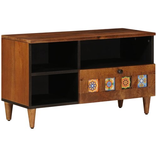 TV ormar s ladicama Orah 80 x 33 x 46 cm Čvrsto drvo manga Cijene