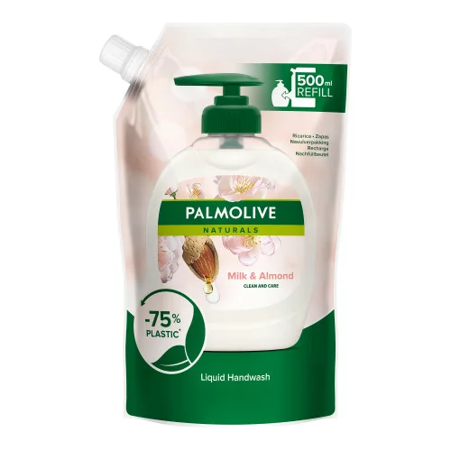 Palmolive Naturals tekući sapun za punjenje - mlijeko i badem- Naturals Liquid Soap Refill - Milk & Almond