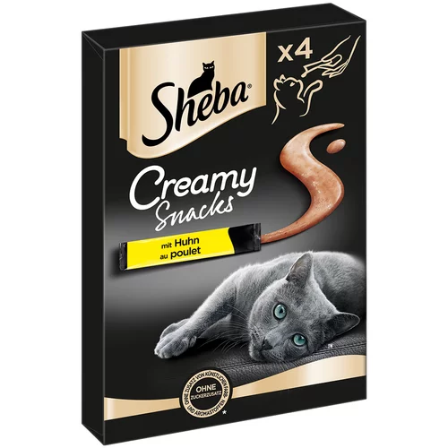 Sheba Creamy Snacks - Piščanec (4 x 12 g)