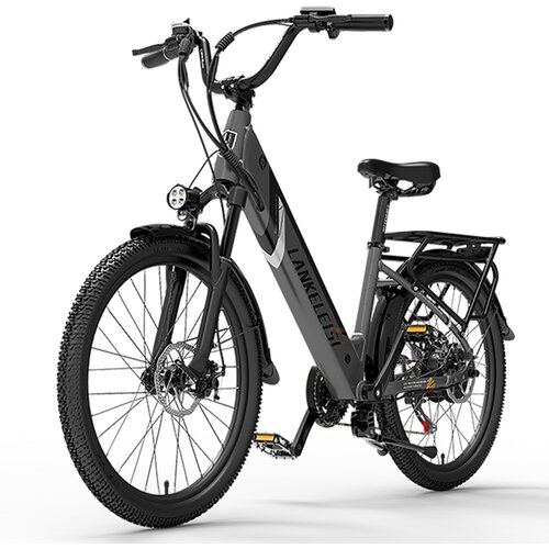 BENFUTO ES500PRO električno kolo, 48V14.5ah litijeva baterija, 24 * 2.4 pnevmatike, vzmetene vilice oljne vzmeti, 27 hitrosti, kolutna zavora(siva), (21205855) Cene
