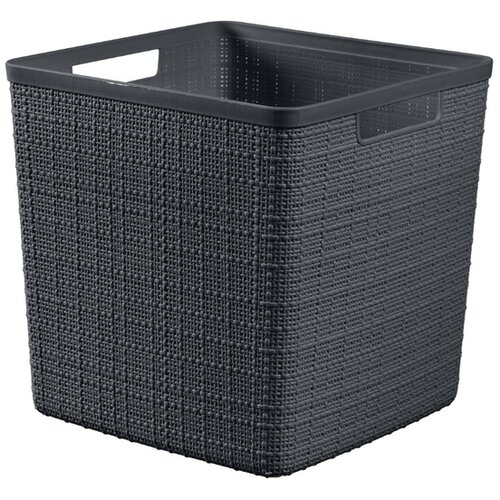 Curver kutija za pohranjivanje Jute M - Anthrazit (D x &amp;Scaron; x V: 36 x 27 x 15 cm, Plastika, Antracit) Slike
