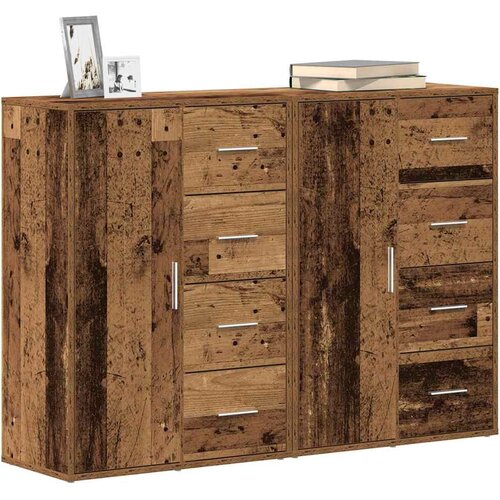  Kreveta 2 pcs Staro drvo 60 x 31 x 84 cm Konstruirano drvo Slike
