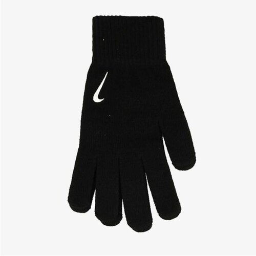 Nike swoosh knit gloves 2.0 black/white Slike
