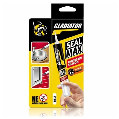  silikon univerzalni Gladiator Seal Max 60gr beli OTG0019 Cene