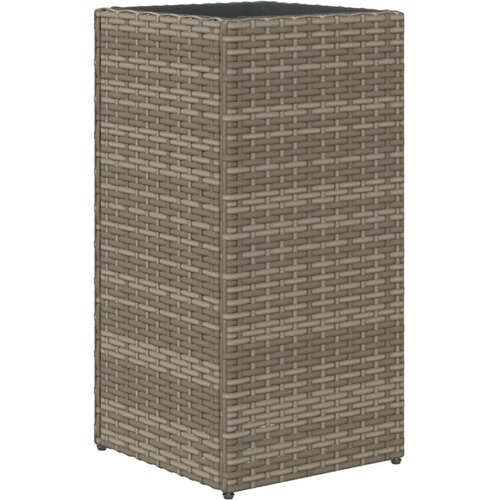  Vrtna sadilica siva 30 x 30 x 60 cm od poliratana Slike