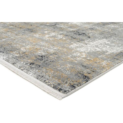 Dieter Knoll TKANA PREPROGA Lacona 140/200 cm tkano siva Slike