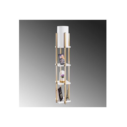 Opviq podna lampa 7119 white gold us Slike