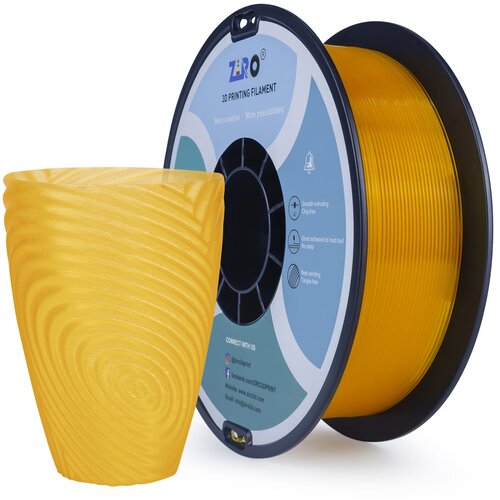 Ziro translucent pla filament 1.75 mm - orange Cene