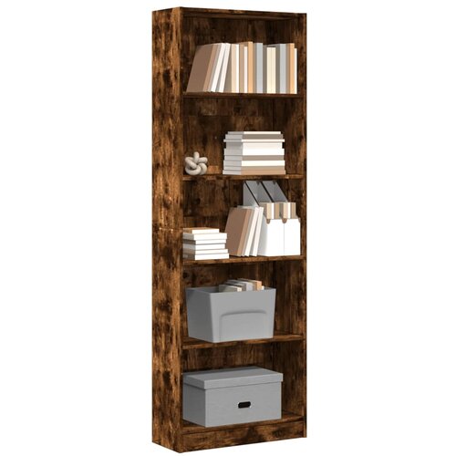  Regal za knjige boja hrasta 60x24x176 cm od konstruiranog drva Cijene