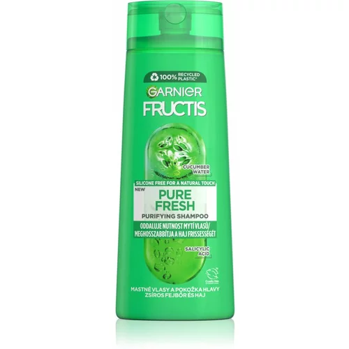 Garnier Fructis Pure Fresh osvežujoč šampon 400 ml unisex