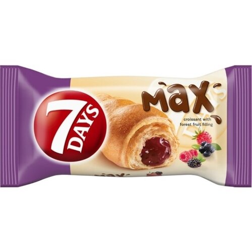 7 Days Kroasan max forest fruit 80g Slike