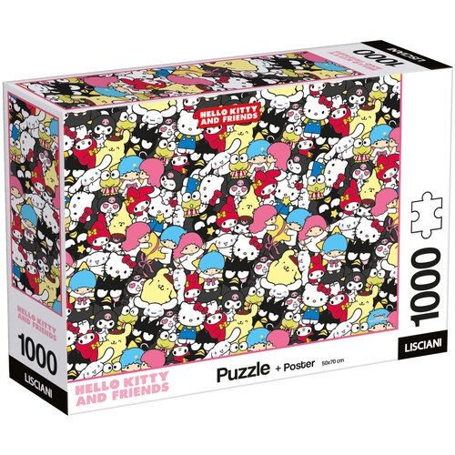Lisciani Puzzle za odrasle Hello Kitty and friends, 1000 dijelova Slike