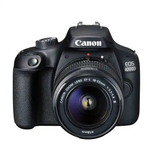 Canon digitalni fotoaparat EOS4000D + objektiv 18-55 ef-s iii black Slike
