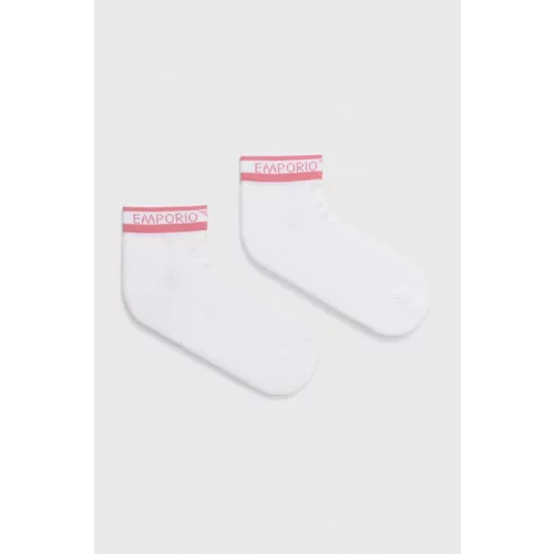 Emporio Armani Underwear Čarape 2-pack za žene, boja: bijela