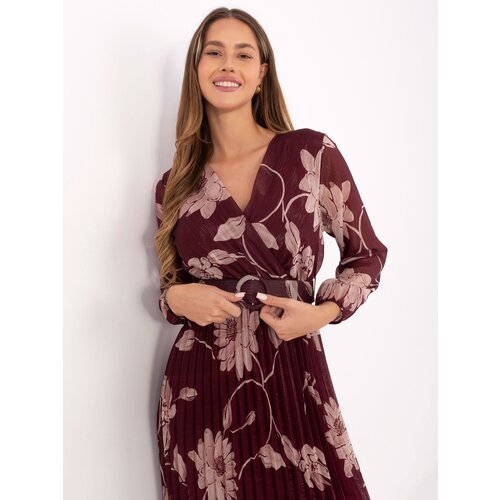 Italy Moda Dress-IT-SK-11389.27P-burgundy Cene