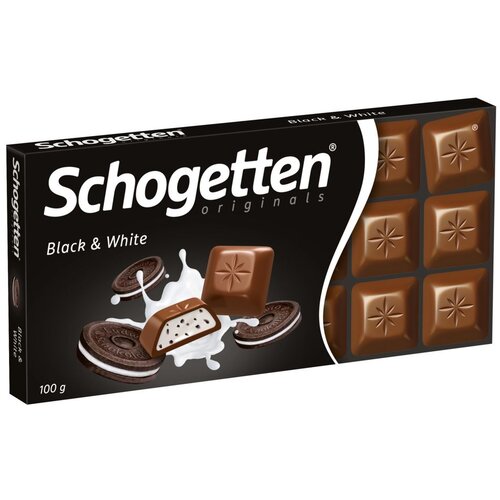 Schogetten Čokolada Crno-bela,100g Cene